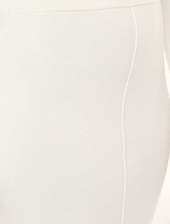 Saia em malha otomana lisa