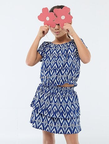 Saia em malha stretch