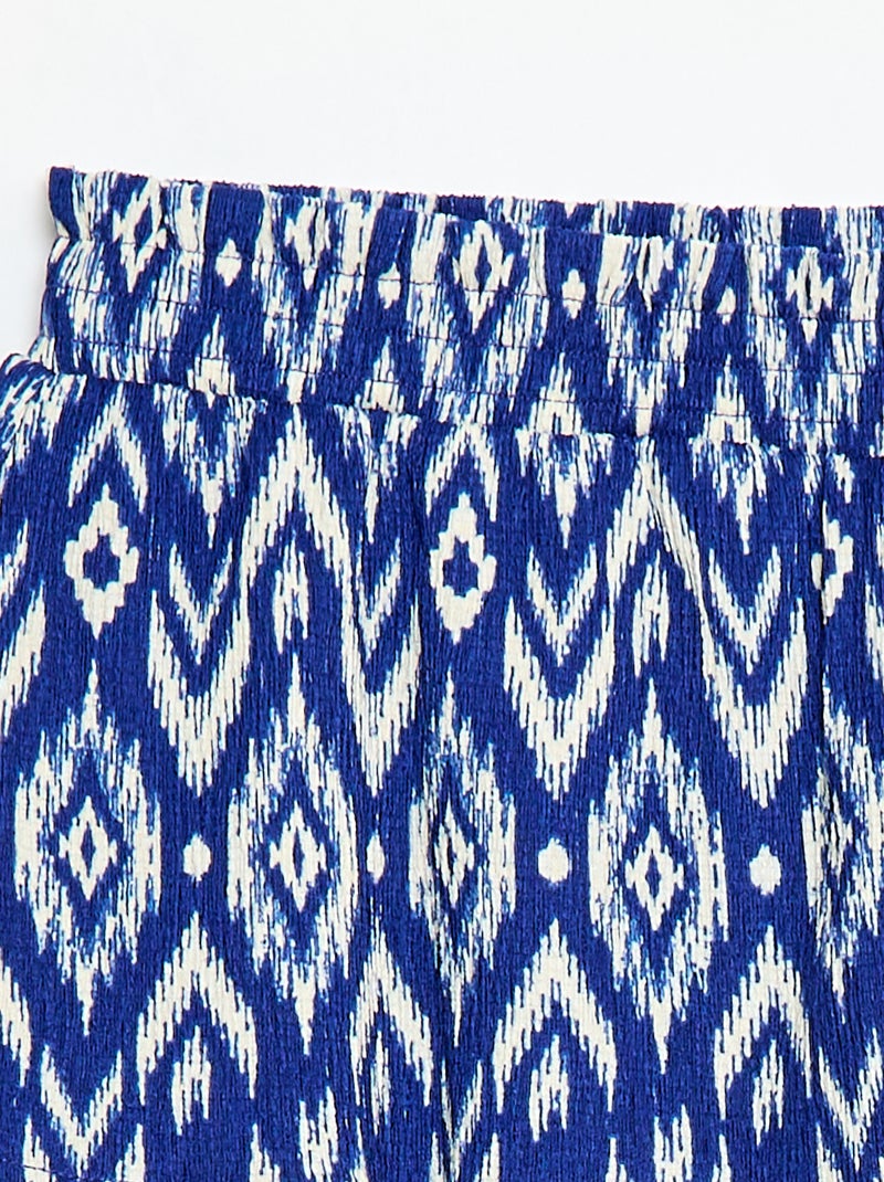 Saia em malha stretch Azul - Kiabi