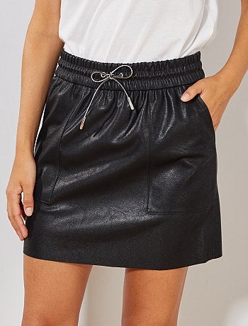 Saia em pele sintética suave - Kiabi