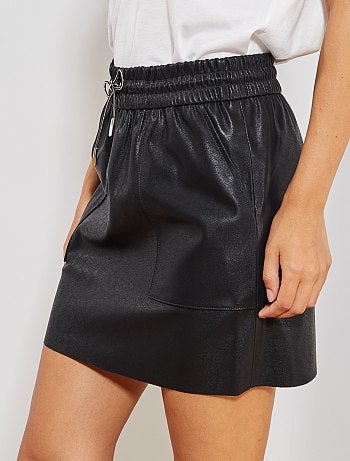 Saia em pele sintética suave - Kiabi
