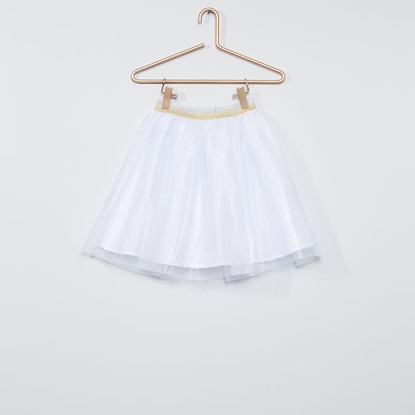 saia de tule branco