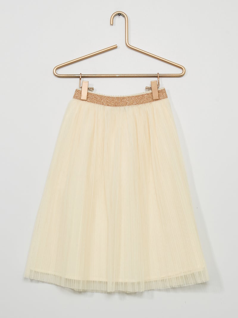 Saia em tule BRANCO - Kiabi