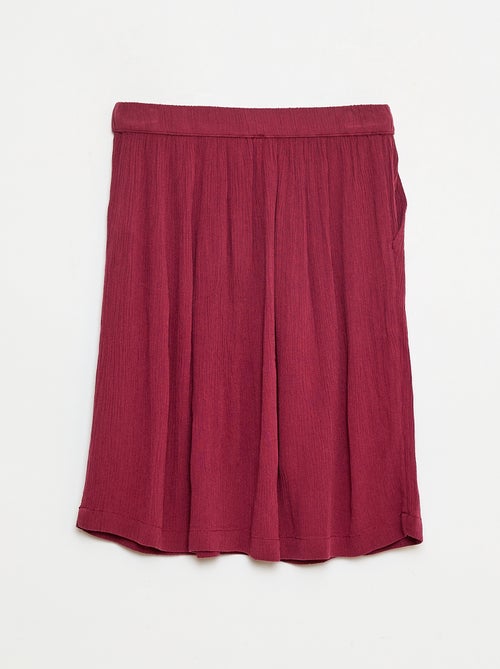 Saia evasê leve lisa - Kiabi