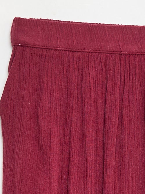 Saia evasê leve lisa - Kiabi