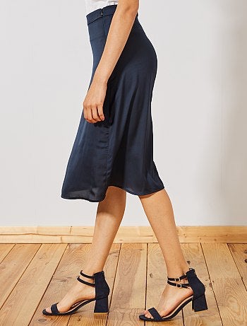 Saia fluida acetinada - Kiabi