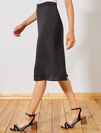 Saia fluida acetinada - Kiabi