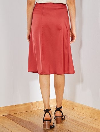 Saia fluida acetinada - Kiabi