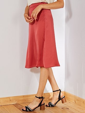 Saia fluida acetinada - Kiabi