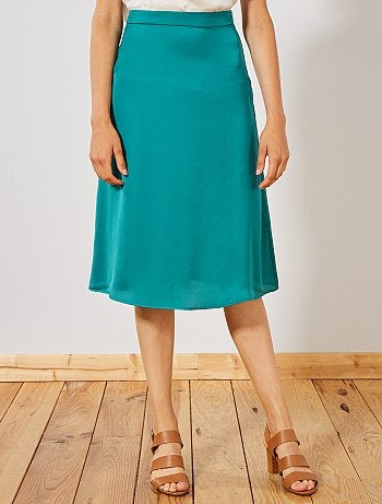 Saia fluida acetinada - Kiabi