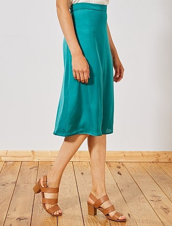 Saia fluida acetinada - Kiabi