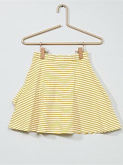 Saia fluida com folhos - Kiabi