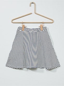 Saia fluida com folhos - Kiabi