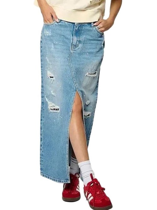 Saia Jeans Azul Kaporal BELLE para Mulher - Kiabi Saia Jeans Azul Kaporal BELLE para Mulher - Kiabi