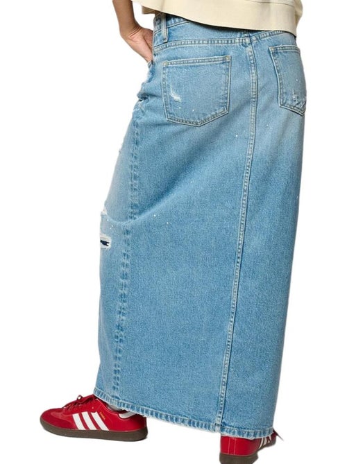 Saia Jeans Azul Kaporal BELLE para Mulher - Kiabi Saia Jeans Azul Kaporal BELLE para Mulher - Kiabi