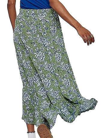 Saia Kaki Verde/Azul Kaporal SALTY para Mulher
