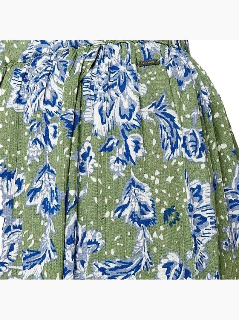 Saia Kaki Verde/Azul Kaporal SALTY para Mulher Verde - Kiabi