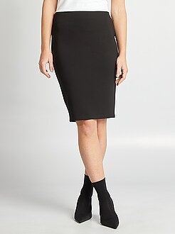 Saia lápis em malha milano - Kiabi