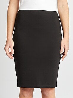 Saia lápis em malha milano - Kiabi