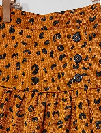 Menina 3-12 anos - Saia 'leopardo' - Kiabi