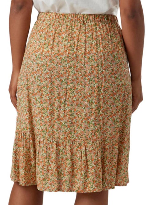 Saia Mamalicious Hattie Verde e Rosa para Mulher - Kiabi Saia Mamalicious Hattie Verde e Rosa para Mulher - Kiabi