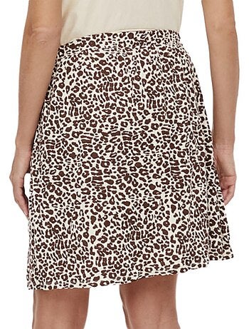 Saia Mamalicious Lenni Bege/Castanha para Mulher