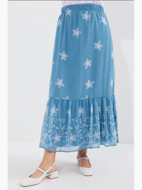 Saia maxi com estampado floral bdart - Kiabi Saia maxi com estampado floral bdart - Kiabi