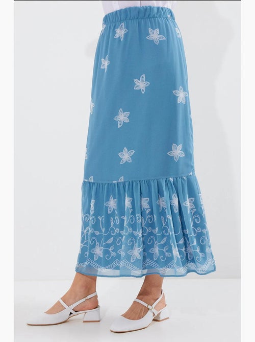 Saia maxi com estampado floral bdart - Kiabi Saia maxi com estampado floral bdart - Kiabi