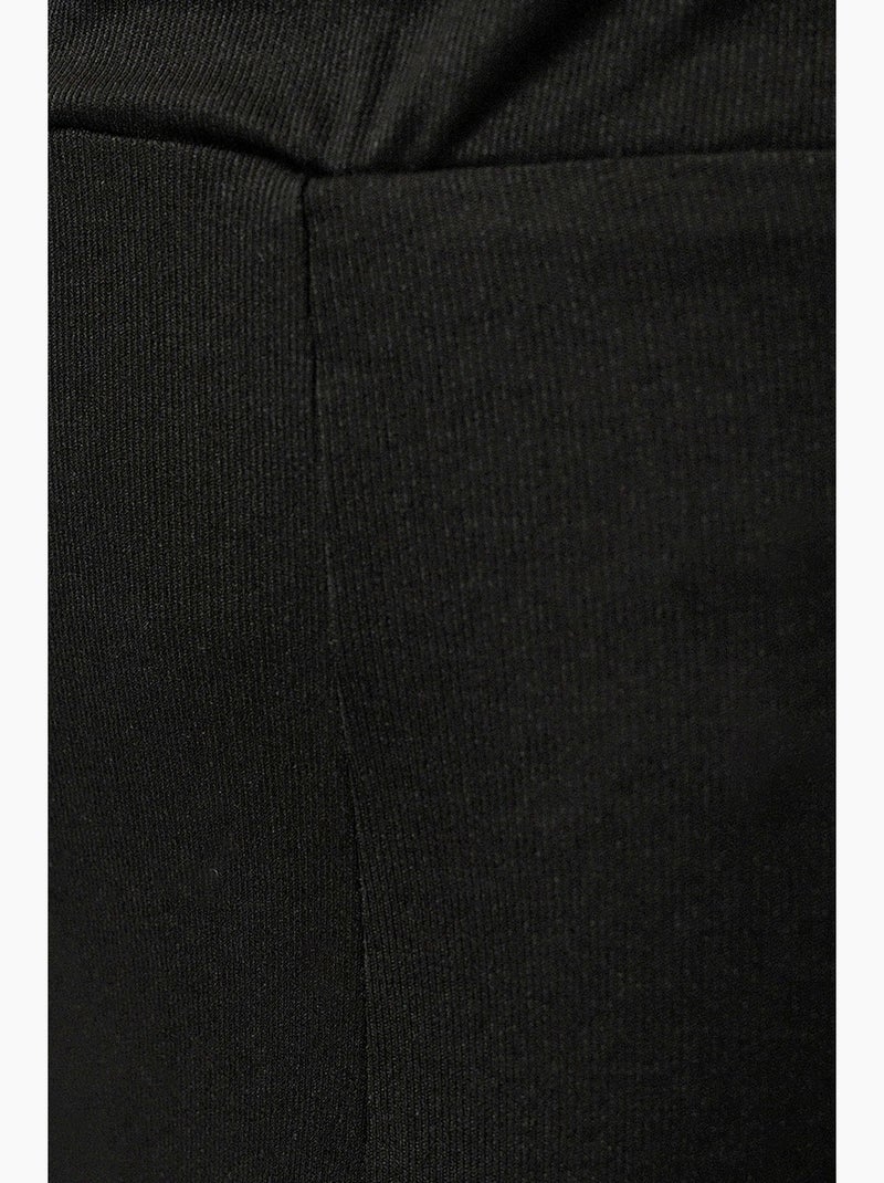 Saia maxi de cintura subida em linha a bdart Preto - Kiabi
