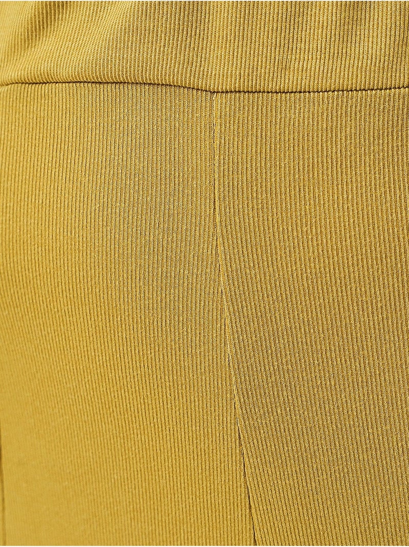 Saia maxi de cintura subida em linha a bdart Verde - Kiabi