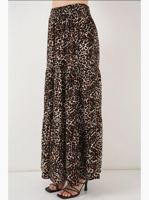 Saia maxi estampada de corte descontraído bdart - Kiabi Saia maxi estampada de corte descontraído bdart - Kiabi
