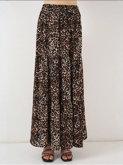 Saia maxi estampada de corte descontraído bdart - Kiabi Saia maxi estampada de corte descontraído bdart - Kiabi