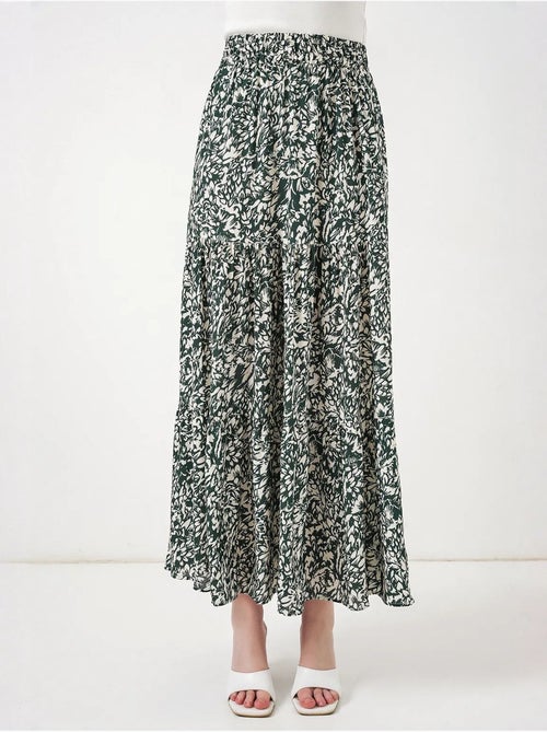 Saia maxi estampada de corte descontraído bdart - Kiabi Saia maxi estampada de corte descontraído bdart - Kiabi