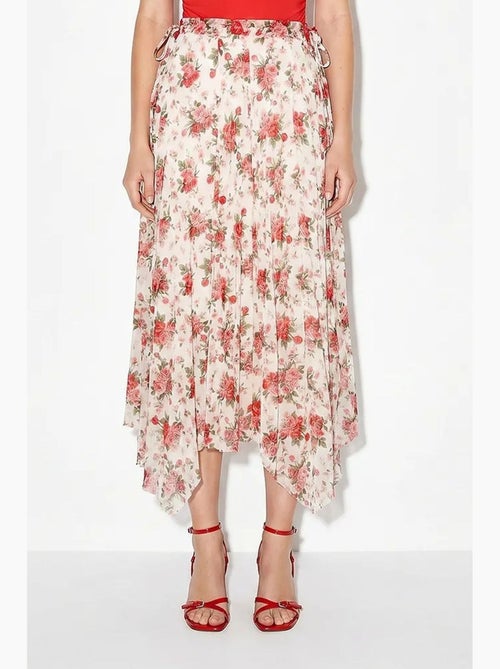 Saia maxi floral de cintura alta lucci - Kiabi Saia maxi floral de cintura alta lucci - Kiabi