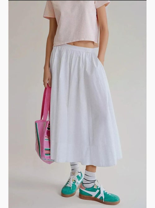 Saia maxi justa em linha a hiccup - Kiabi