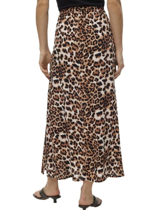 Saia Maxi Leopardo Vero Moda Joy para Mulher - Kiabi Saia Maxi Leopardo Vero Moda Joy para Mulher - Kiabi