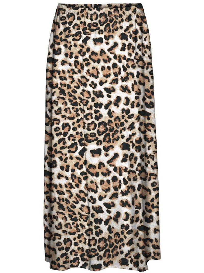 Saia Maxi Leopardo Vero Moda Joy para Mulher Castanho-capuccino - Kiabi