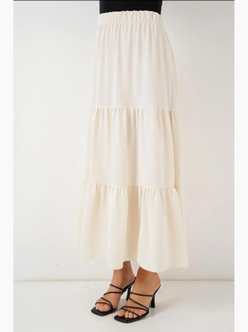Saia maxi texturizada bdart - Kiabi Saia maxi texturizada bdart - Kiabi