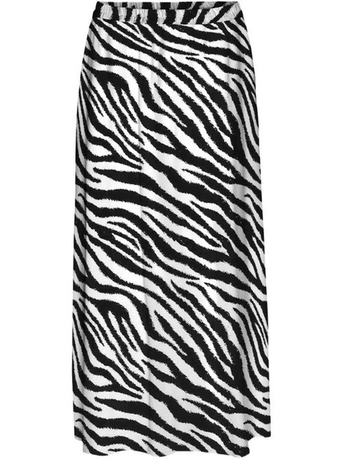 Saia Maxi Vero Moda Joy para Mulher em Preto e Branco - Kiabi Saia Maxi Vero Moda Joy para Mulher em Preto e Branco - Kiabi