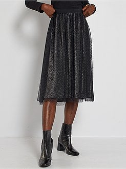 Saia midi brilhante - Kiabi