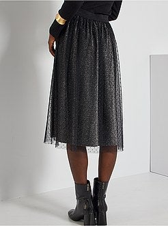 Saia midi brilhante - Kiabi