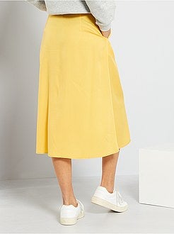 Saia midi de conceção ecológica - Kiabi