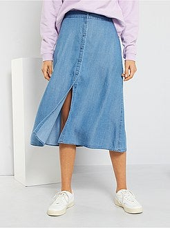 Saia midi de conceção ecológica - Kiabi