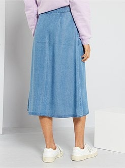 Saia midi de conceção ecológica - Kiabi
