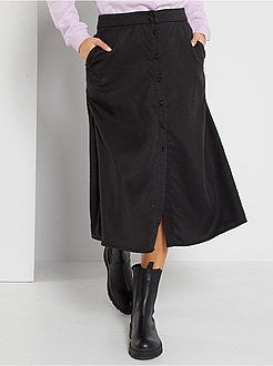 Saia midi de conceção ecológica - Kiabi