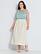     Saia midi em linho e algodão vista 1
