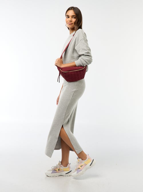 Saia midi em malha macia - Kiabi