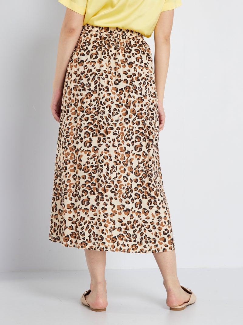 Saia midi 'JDC' Leopardo - Kiabi