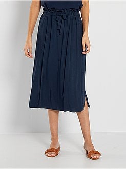 Saia midi paper bag - Kiabi