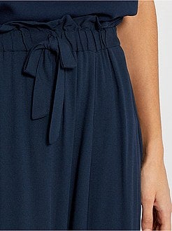 Saia midi paper bag - Kiabi